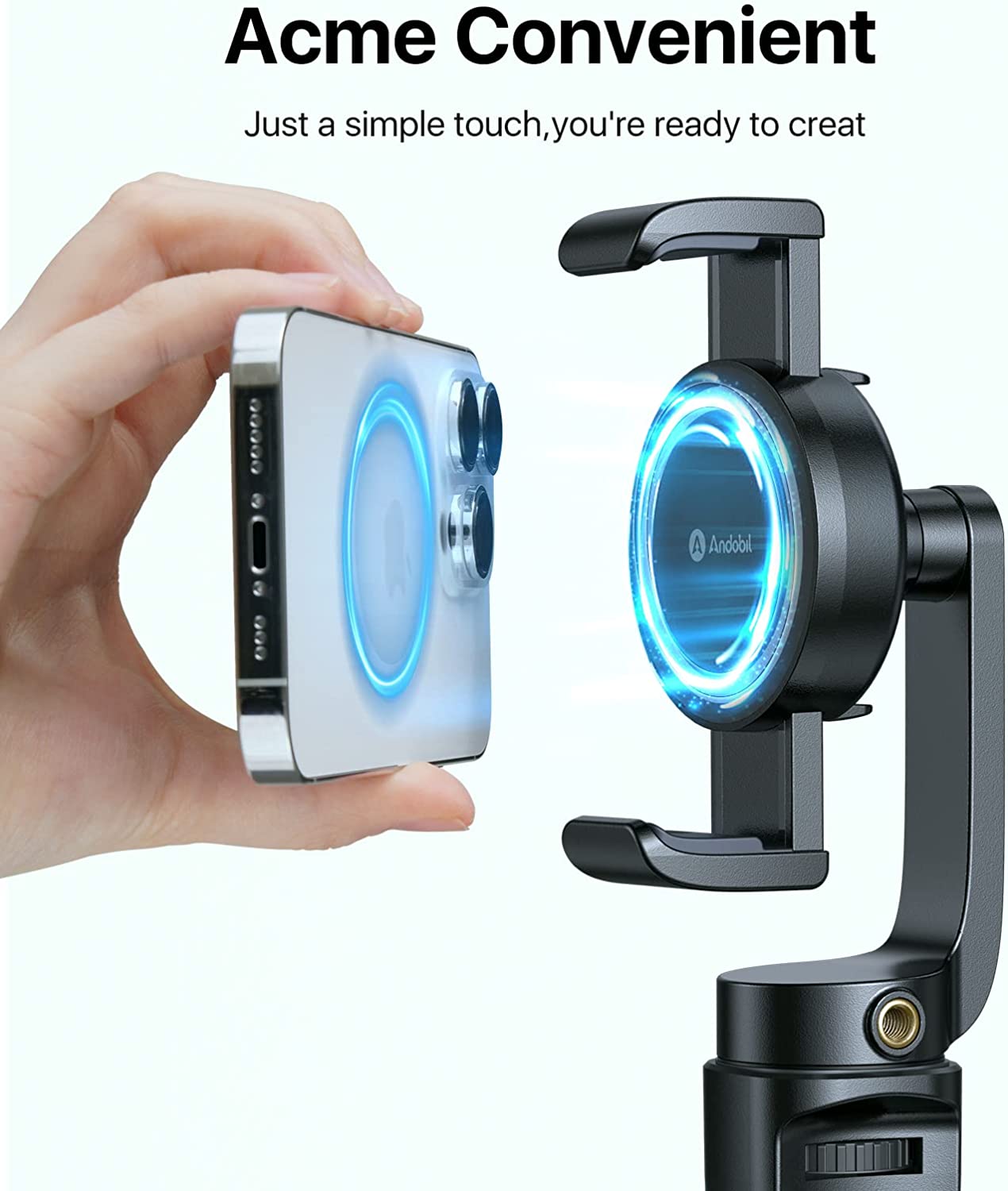 Andobil iPhone Tripod Stand - Free Your Hands, Enjoy Your Life