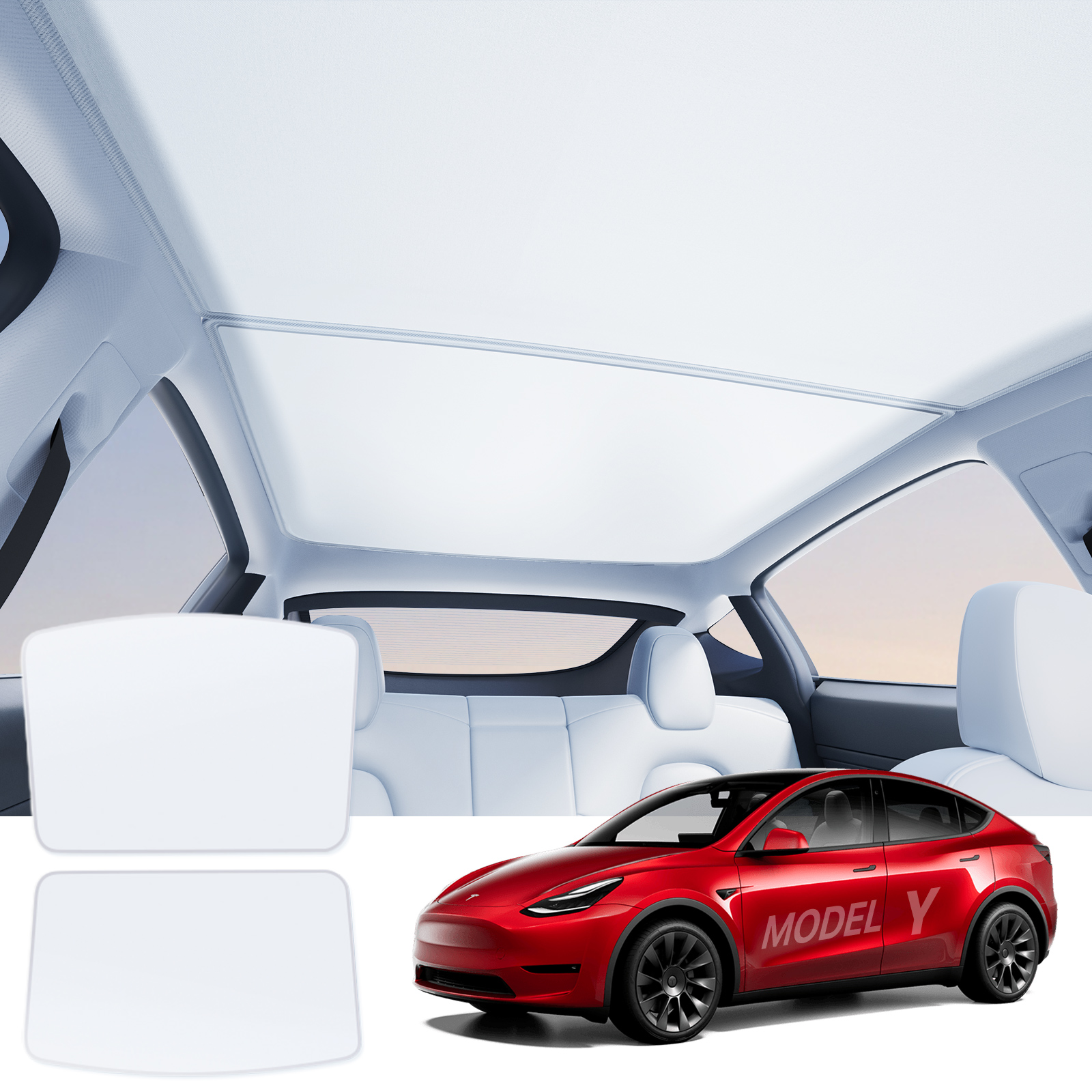 Andobil Tesla Model Y roof Sunshade