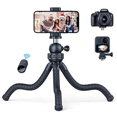 Flexible Phone Tripod with Remote