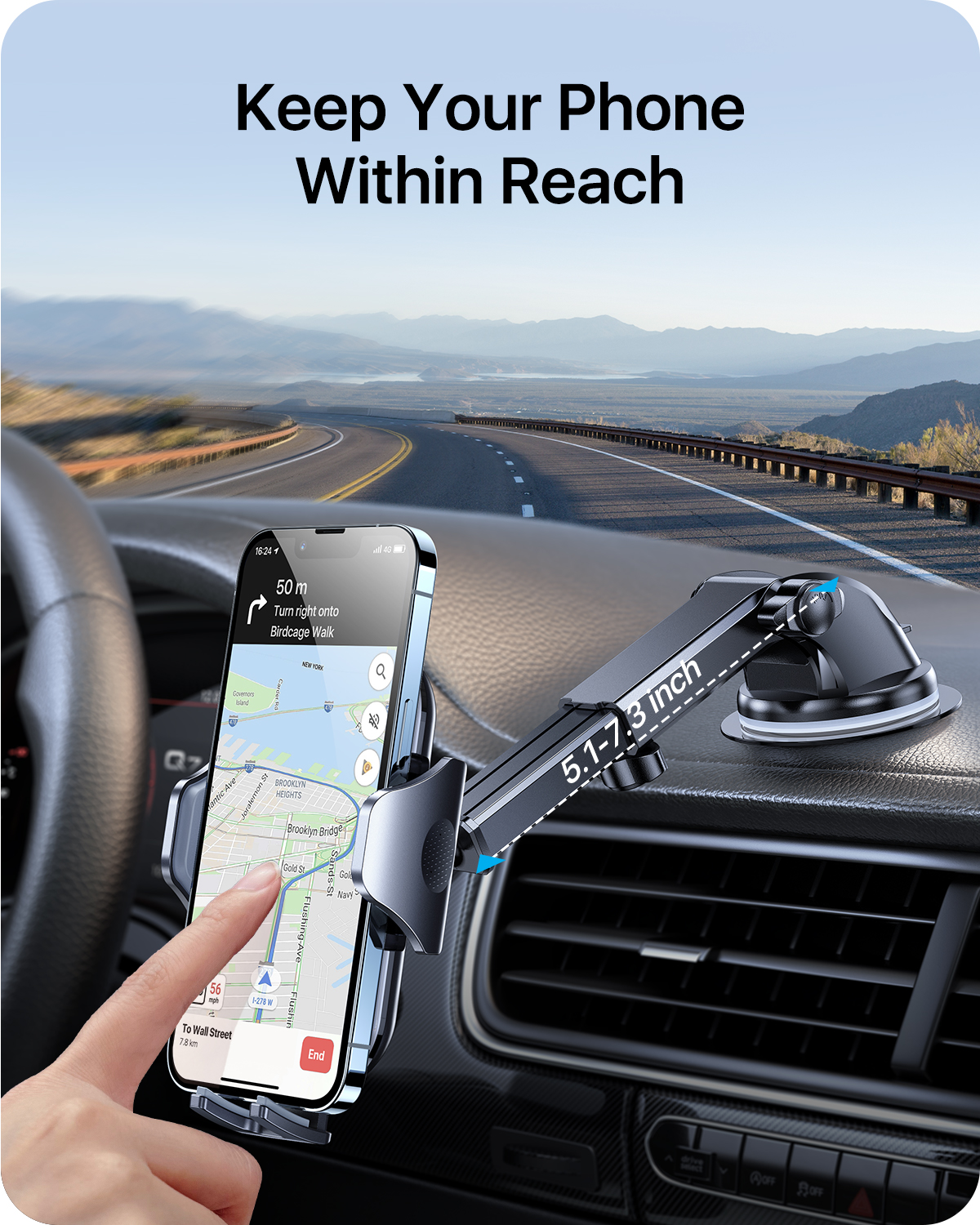 Simpl Cradle 2.0 Dash Phone Mount