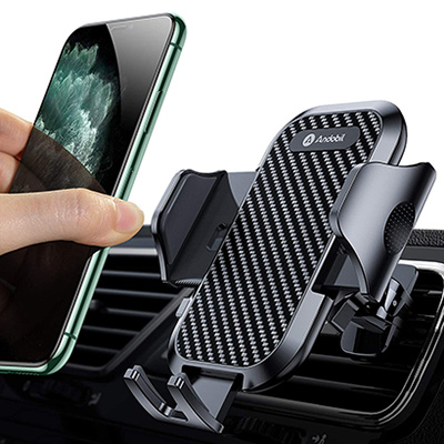 APPS2Car Stable Vent Phone Holder 2022 Upgraded Air Vent Phone Holder for Car Galaxy S20 and More Hands Free Car Phone Holder Compatible with 4-7” iPhone 12 Pro Max/11/Pro/Pro Max