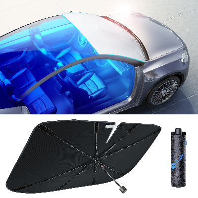 Windshield sun shade for car