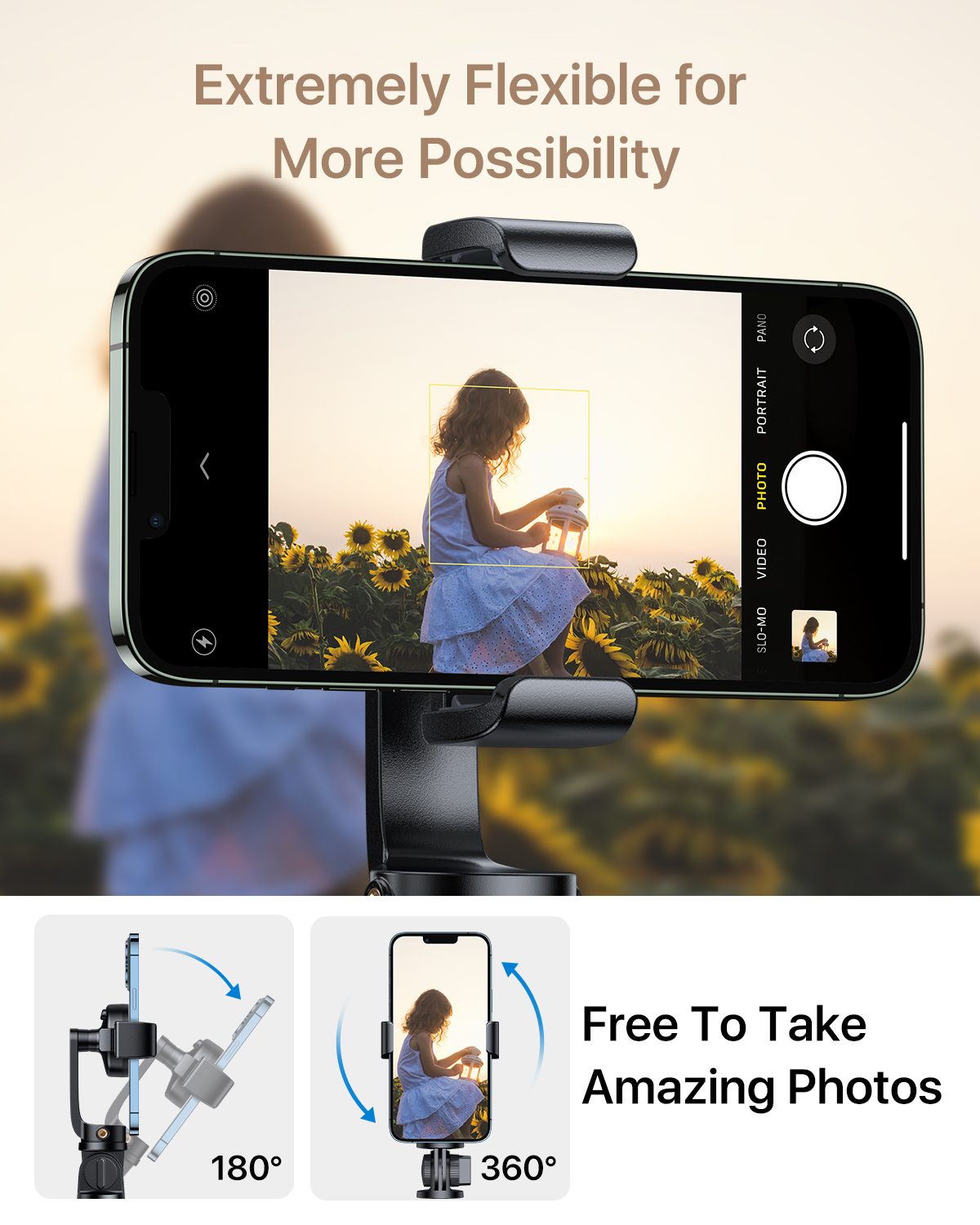 portrait phone tripod