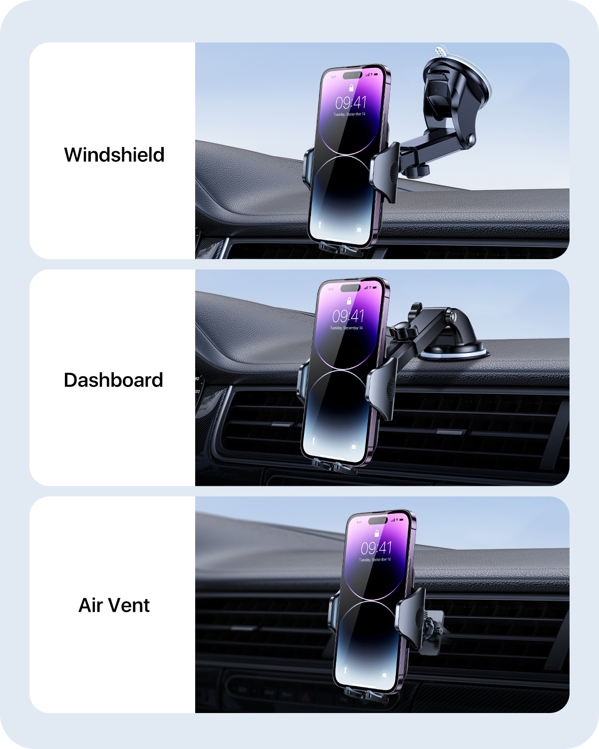 Andobil Car Phone Holder Mount - Free Your Hands, Enjoy Your Life