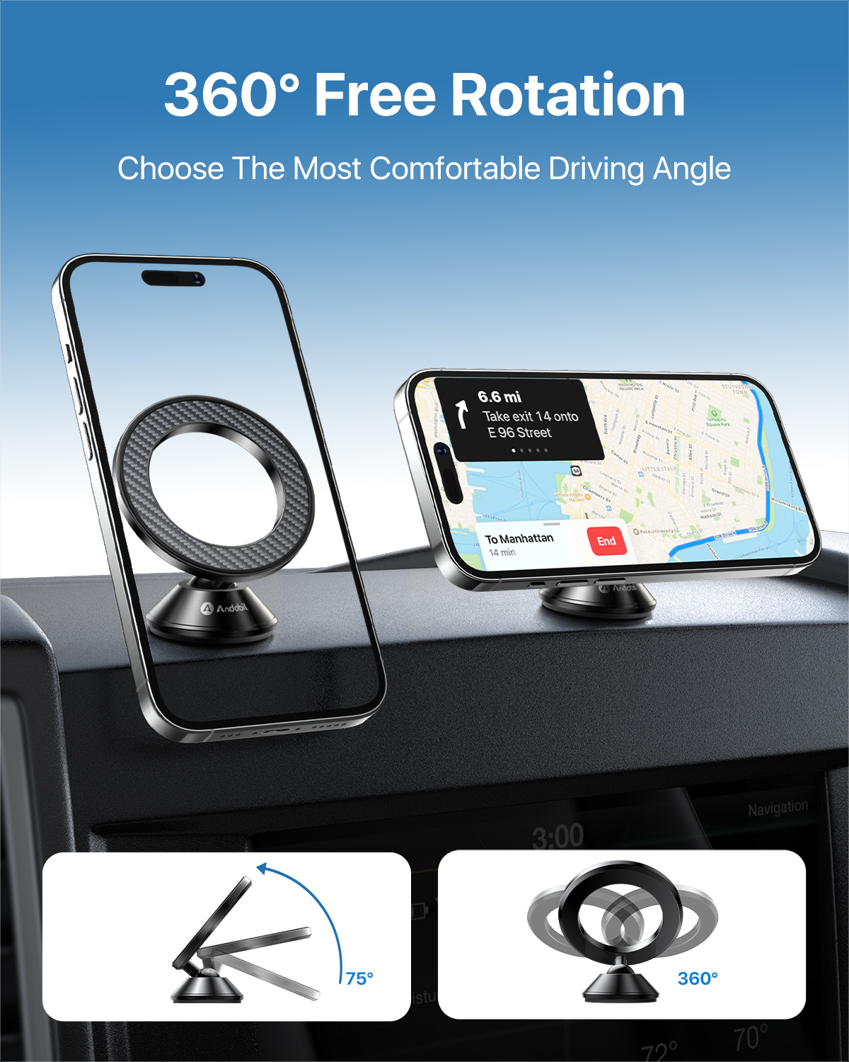 LIVE]MagSafe Car Mount - Free Your Hands, Enjoy Your Life